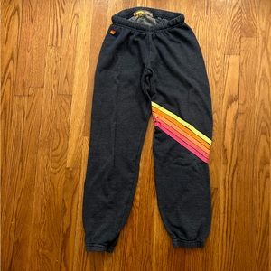 AVIATOR NATION neon chevron sweats